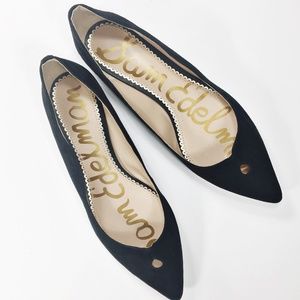 NWOT Sam Edelman Rosalie Scalloped Edge Black Flat